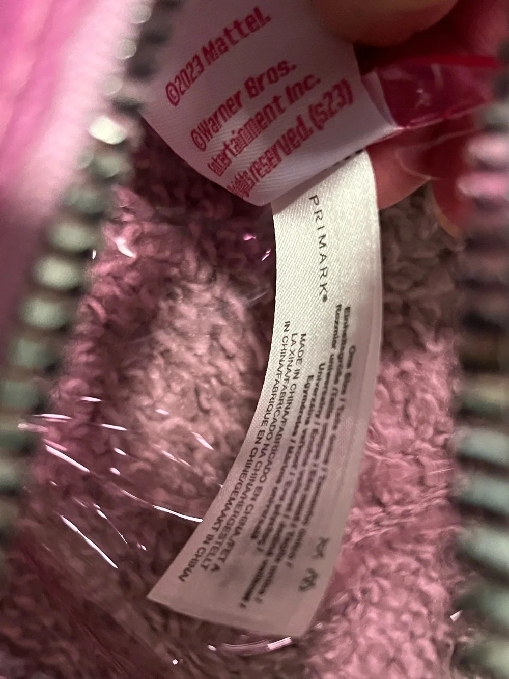 Barbie The Movie Clear Pink Cosmetic Pouch